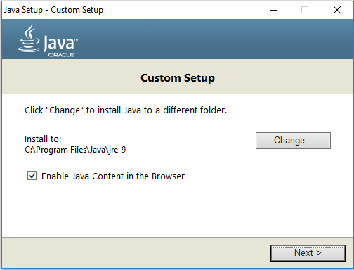 java